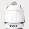 Vita Ralph Lauren Hanford lädersneakers för män
