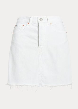 Vita Ralph Lauren jeanspennskjolar för kvinnor