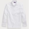 Vita Ralph Lauren Keaton Poplin formella skjortor för män Vita Ralph Lauren Keaton Poplin formella skjortor för män