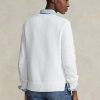 Vita Ralph Lauren Polo Bear bomullströjor för kvinnor