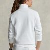 Vita Ralph Lauren Polo Sport Fleece sweatshirts för kvinnor