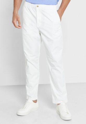 Vita Ralph Lauren Prepster träningsbyxor för män Vita Ralph Lauren Prepster träningsbyxor för män