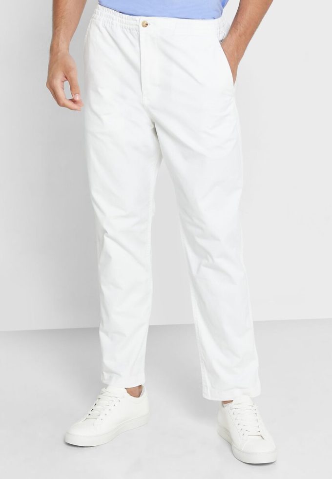 Vita Ralph Lauren Prepster träningsbyxor för män Vita Ralph Lauren Prepster träningsbyxor för män