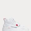 Vita Ralph Lauren PS100 High-Top Sneakers för män