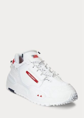 Vita Ralph Lauren PS200 sneakers för män