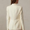 Vita Ralph Lauren Safford Wool Gabardine blazers för kvinnor Vita Ralph Lauren Safford Wool Gabardine blazers för kvinnor
