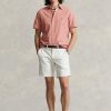 Vita Ralph Lauren Stretch Chino-shorts med rak passform för män