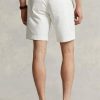 Vita Ralph Lauren Stretch Chino-shorts med rak passform för män