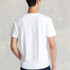 Vita Ralph Lauren T-shirts i klassisk passform för män med rund hals