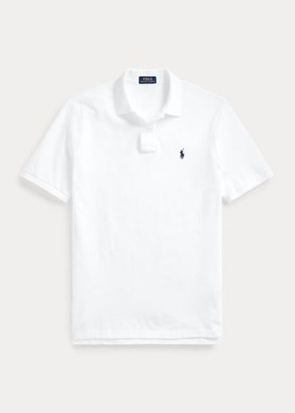 Vita Ralph Lauren The Iconic Mesh pikétröjor för män