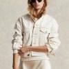 Vita Ralph Lauren The New Denim Project Trucker-jackor för kvinnor Vita Ralph Lauren The New Denim Project Trucker-jackor för kvinnor