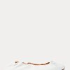Vita Ralph Lauren The Pony Ballet Flat Shoes för kvinnor