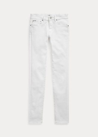 Vita Ralph Lauren Tompkins Skinny Jeans för kvinnor