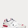 Vita Ralph Lauren Trackster 200 Sneakers för män