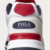 Vita Ralph Lauren Trackster 200 Sneakers för män