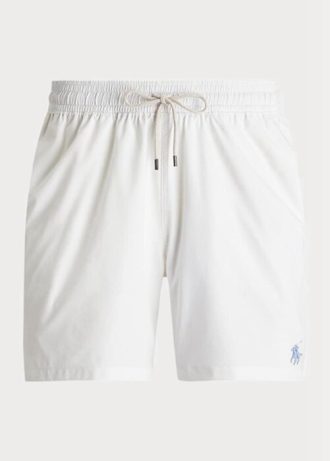 Vita Ralph Lauren Traveler badbyxor för män