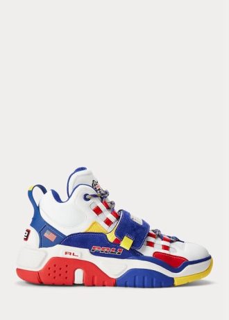 Vita / Royal Herr Ralph Lauren PS100 High-Top Sneakers