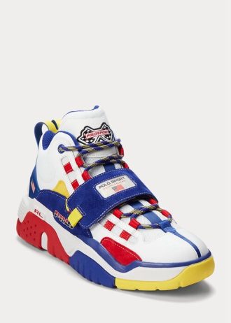 Vita / Royal Herr Ralph Lauren PS100 High-Top Sneakers