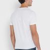 Vita t-shirts med Ralph Lauren bröstlogotyp för män
