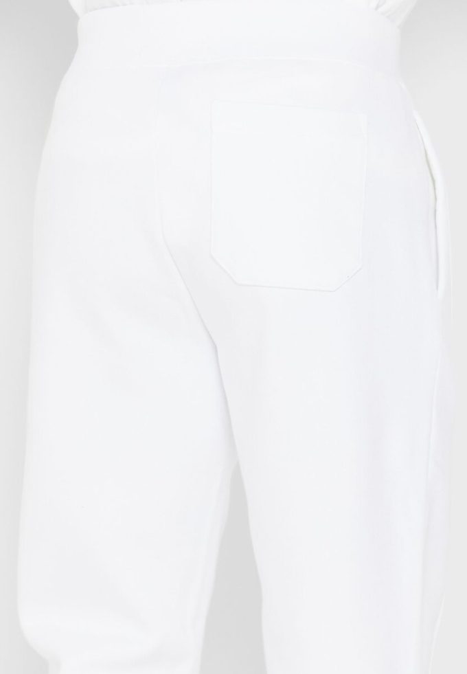 Vita träningsbyxor med Ralph Lauren logotyp för män Vita träningsbyxor med Ralph Lauren logotyp för män